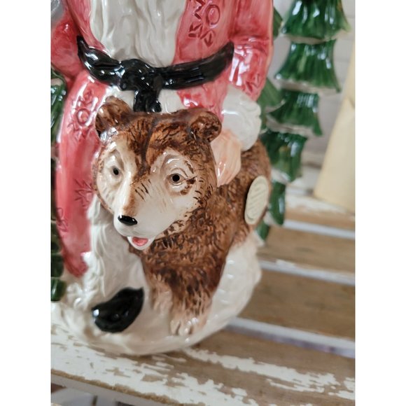 Omnibus Russian Santa picture jug bear Xmas tree decor home large - Picture 7 of 9